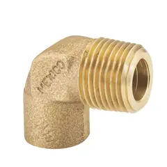 Iusa - Codo Rosca Exterior 1/2" Cobre