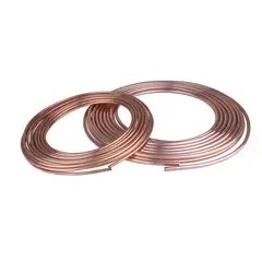 Iusa - Tubo flexible 1/2" 15.24 m cobre para gas