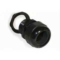 Drof - Conector glándula nylon negro cuerda 3/4"