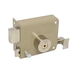 Philips - Cerradura Sobreponer X-720 Izquierda Beige