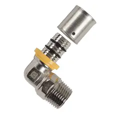 Urrea - Cod 90° reduccion r. m.gas3/8"x1/2"