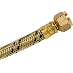 Miber - Manguera Vinigas Dorada} 3/8Fx3/8Fx100Cm