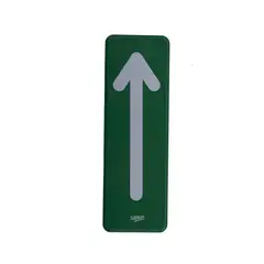 Acrilicos Sablon - Señal " flecha derecha o izquierda" placa rígida autoadherible 23 x 7.5 cm