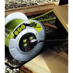 Luceco-Masterplug - Extensión de tambor 30m gris