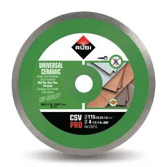 Rubi - Disco CSV 115 Pro para cerámica