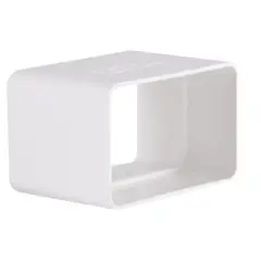 Amanco - Unión rectangular PVC UV Canoa b