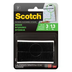 3M - Sujetadores Negros para Interiores, 2 Pares de Tiras