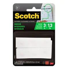 3M - Sujetadores Blancos para Interiores, 2 Pares de Tiras