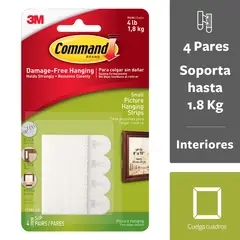 Command - Tiras para colgar cuadros blanco