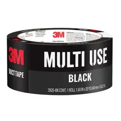 3M - Cinta para ductos 3M, 1 rollo 48 mm x 18.2 m, color negro