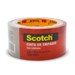 Scotch - Cinta de Empaque Scotch, Canela 4.8 cm X 50 m, 1 Rollo