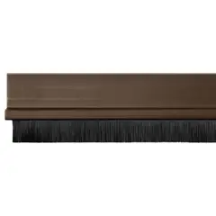 Tesa - Perfil rígido bajo puertas 1 m x 37 mm café