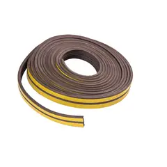 Tesa - Perfil flexible E para sellado de ventana 10 m x 9 mm x 4 mm café