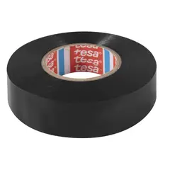 Tesa - Cinta aislante profesional negra 20 m x 19 mm