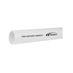 Amanco - Tubo Sanitario de norma 75 mm X 6m