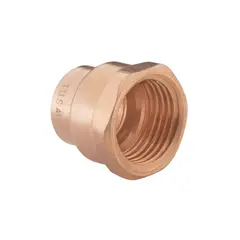 Iusa - Conector Rosca Interior 1 1/2" Cobre