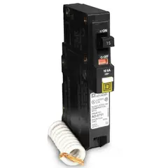 Schneider Electric - Interruptor Tipo QO con Protección Falla de Arco 1 Polo 15A