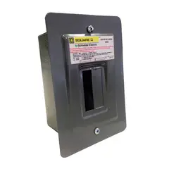 Schneider Electric - Centro de carga de 2 polos 40 A montaje de empotrar gris