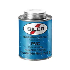 Siler - Pegamento PVC Transparente 225 gr