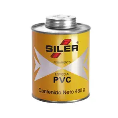 Siler - Pegamento PVC Transparente 510 gr