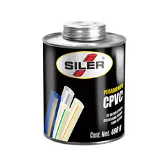 Siler - Pegamento PVC Transparente 480 gr