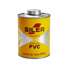 Siler - Pegamento PVC Transparente 1000 gr