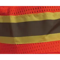 Silverline - Sombrero de Seguridad en Poliéster Naranja 5 Cm