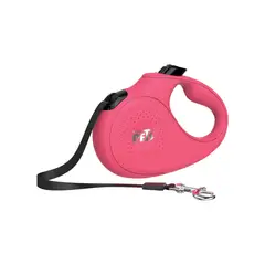 Fancy Pets - Correa retráctil 3 m chica rosa