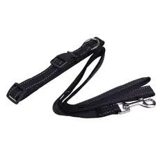 Fancy Pets - Correa collar nylin c/bandas reflejantes mediana