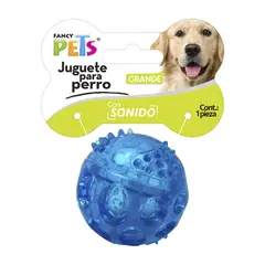 Fancy Pets - Juguete Pelota Flexible con Sonido Grande