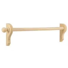 Construmart - Set de ménsulas y terminales sencillas 1" natural