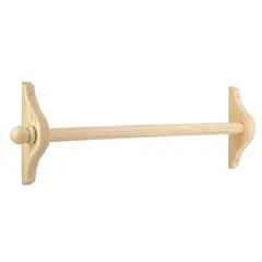 Construmart - Set de ménsulas y terminales mariposa 1" natural