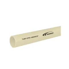 Iusa - Tubo CPVC RD 11/4" x 3.05 m Agua Caliente y Fría
