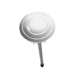 Fluidmaster - Botón Sencillo Cromado para descarga de Torre de 38 o 48 mm