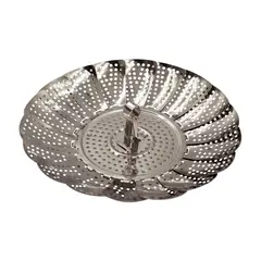 Metaltex - Canastilla vaporera de acero inoxidable