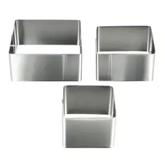 Metaltex - Set de 3 decoradores para comida