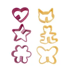 Metaltex - Set de 6 cortadores para galleta