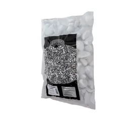 Decoproductos Garden - Canto rodado blanco 0.5 pies cúbicos