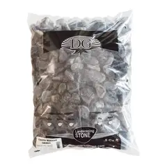 Decoproductos Garden - Canto rodado negro 0.5 pies cúbicos