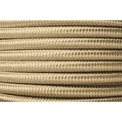 Lamper - Cable iluminación textil calibre 18 1 m beige