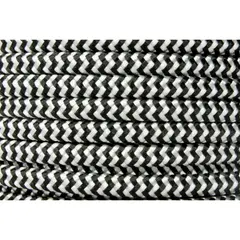 Lamper - Cable iluminación textil calibre 18 1 m zebra