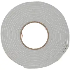 Fixser - Cinta adhesiva de hule espuma 9.5 mm x 4.8 mm x 5.2 m gris