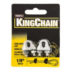 Kingchain - Nudo para cable de acero 1/8" x 2