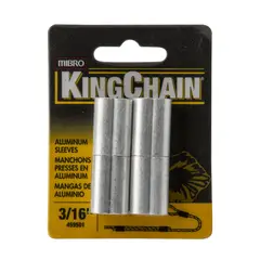 Kingchain - Mangas p/cable de acero 3/16 x 4