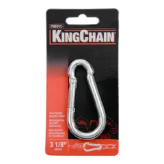 Kingchain - Mosquetón galvanizado 3 1/8"