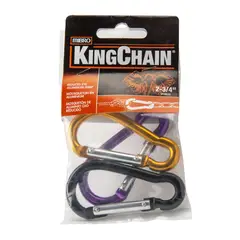 Kingchain - Mosquetón ojo reducido aluminio 2 3/4" x 3