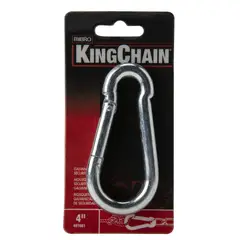Kingchain - Mosquetón galvanizado 4"