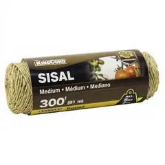 Kingcord - Cuerda de Sisal mediana x 91 m color natural