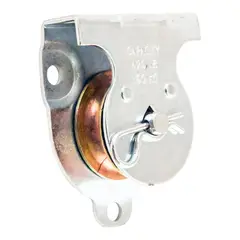 Kingchain - Polea p/pared uso rudo zinc 1-1/2" a granel