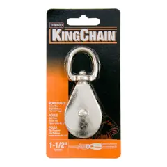 Kingchain - Garrucha c/destorcedor zinc 1-1/2"